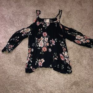 Cold shoulder top
